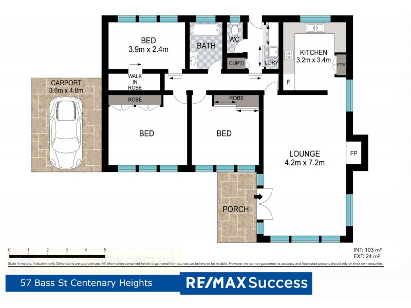 57 Bass Street, Centenary Heights QLD 4350 Floorplan