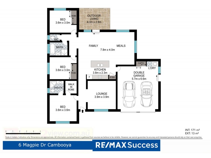 6 Magpie Drive, Cambooya QLD 4358 Floorplan