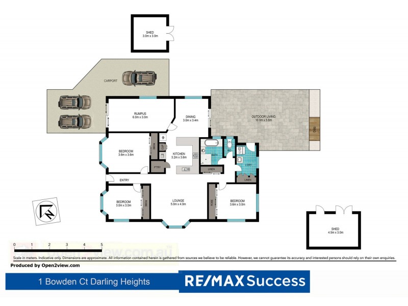 1 Bowden Court, Darling Heights QLD 4350 Floorplan