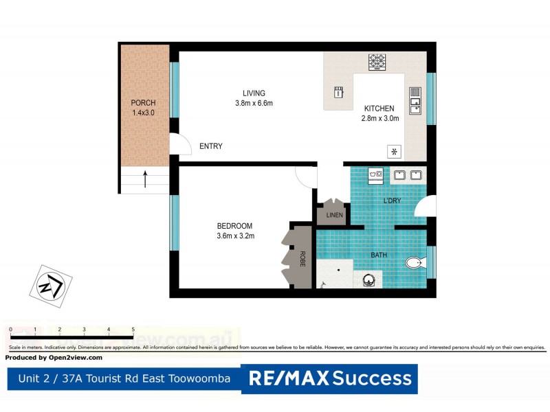 2/37A Tourist Road, East Toowoomba QLD 4350 Floorplan