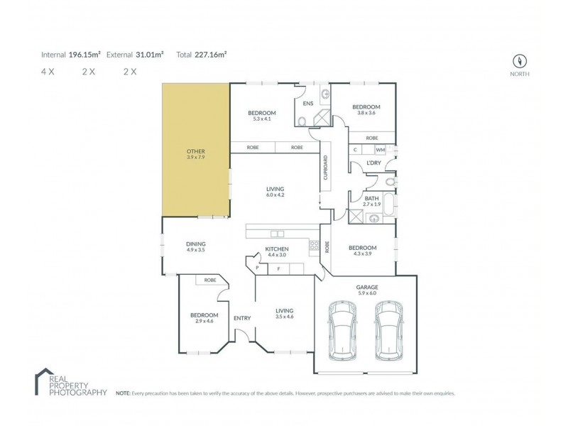 8 Rama Court, Kearneys Spring QLD 4350 Floorplan