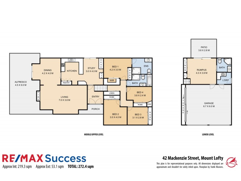 42 Mackenzie Street, Mount Lofty QLD 4350 Floorplan