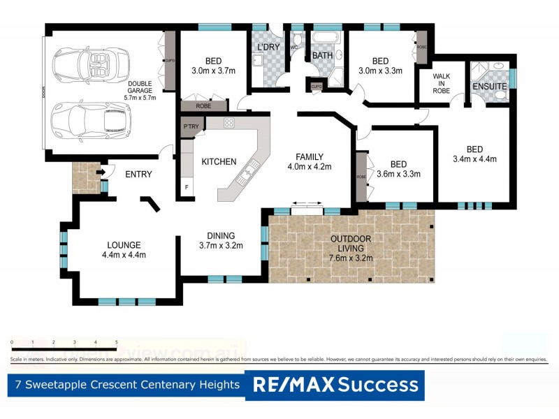 7 Sweetapple Crescent, Centenary Heights QLD 4350 Floorplan