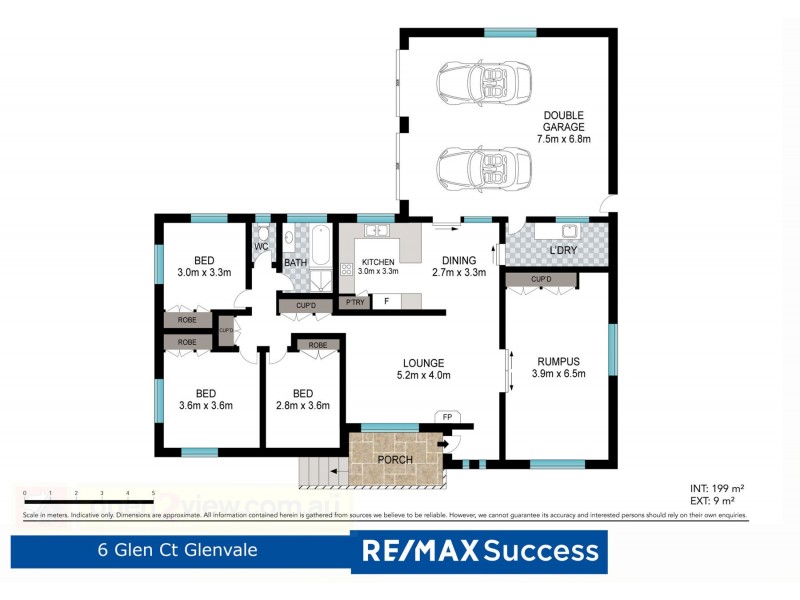 6 Glen Court, Glenvale QLD 4350 Floorplan