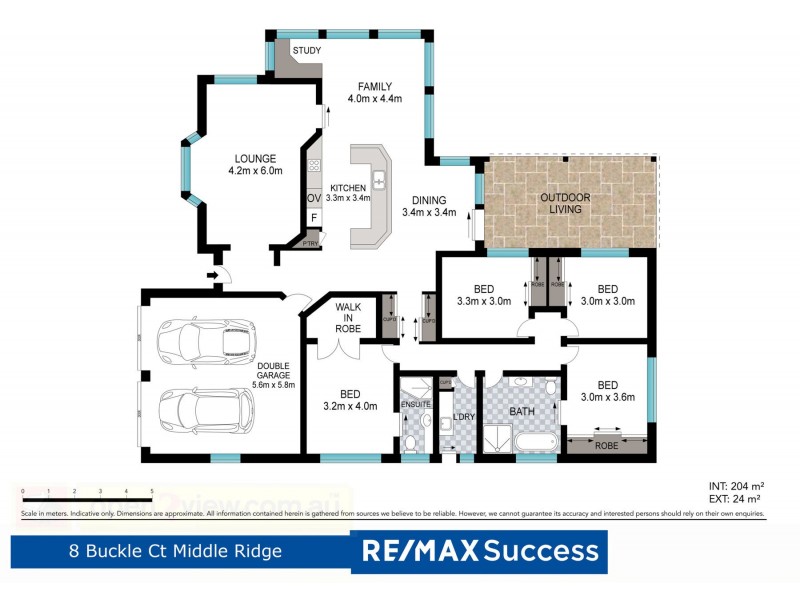 8 Buckle Court, Middle Ridge QLD 4350 Floorplan