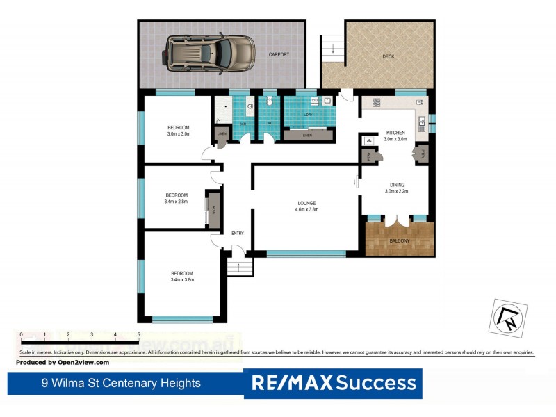 9 Wilma Street, Centenary Heights QLD 4350 Floorplan
