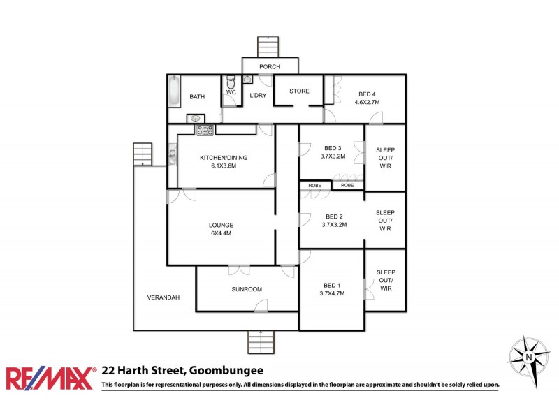 22 Harth Street, Goombungee QLD 4354 Floorplan