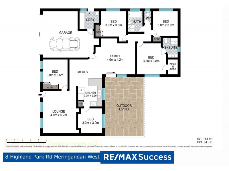 8 Highland Park Road, Meringandan West QLD 4352 Floorplan