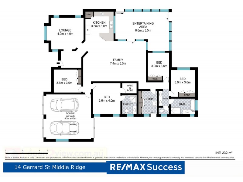 14 Gerrard Street, Middle Ridge QLD 4350 Floorplan