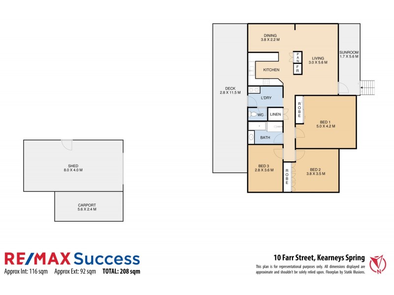 10 Farr Street, Kearneys Spring QLD 4350 Floorplan