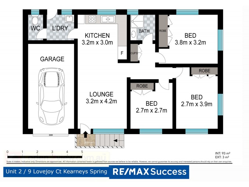 2/9 Lovejoy Court, Kearneys Spring QLD 4350 Floorplan