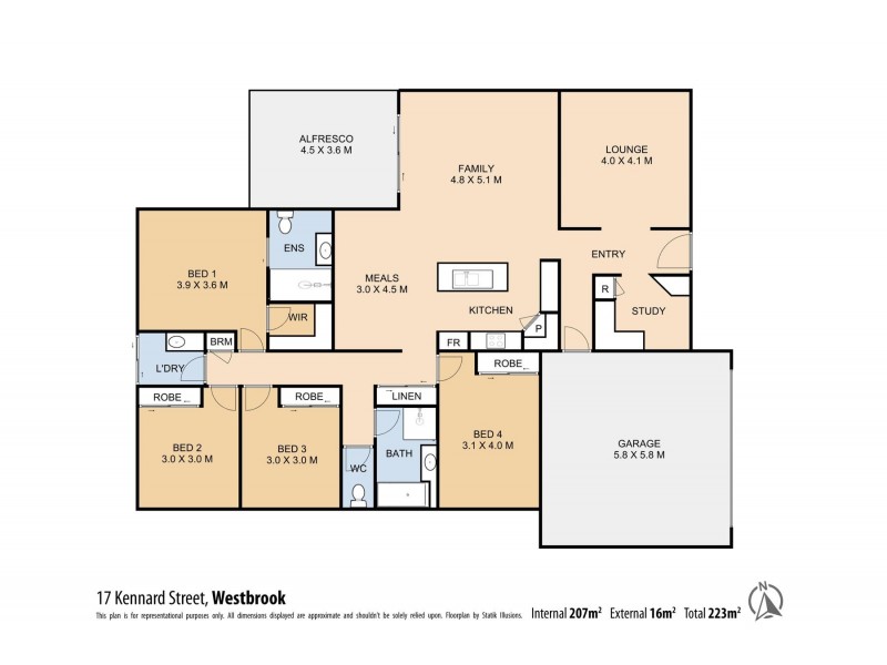 17 Kennard Street, Westbrook QLD 4350 Floorplan