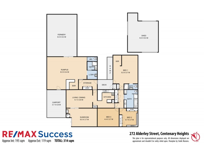 272 Alderley Street, Centenary Heights QLD 4350 Floorplan