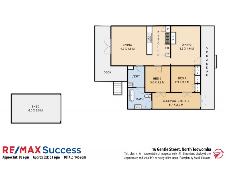 16 Gentle Street, North Toowoomba QLD 4350 Floorplan