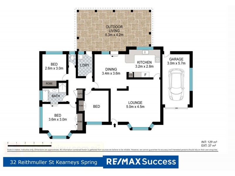 32 Riethmuller Street, Kearneys Spring QLD 4350 Floorplan