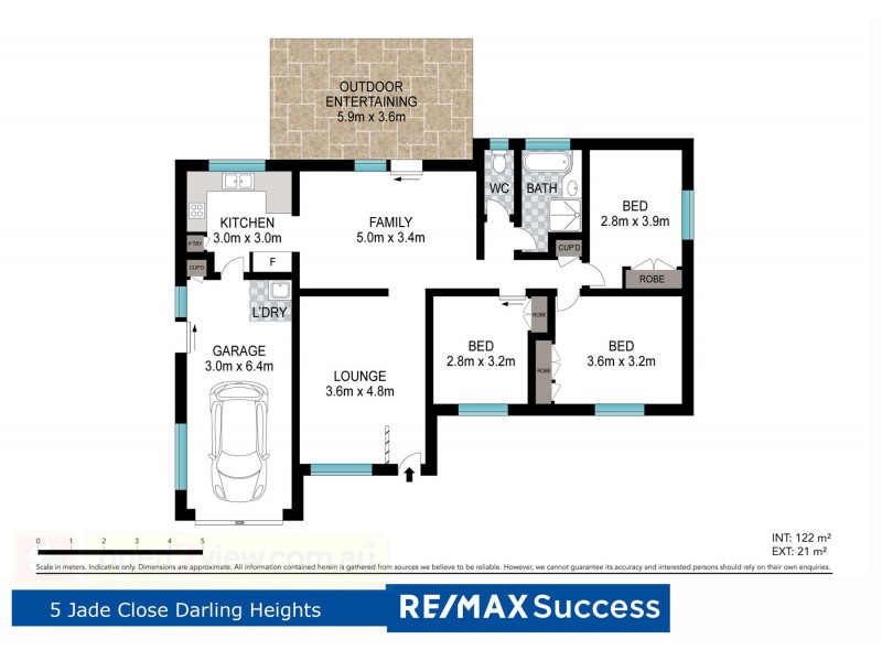 5 Jade Close, Darling Heights QLD 4350 Floorplan