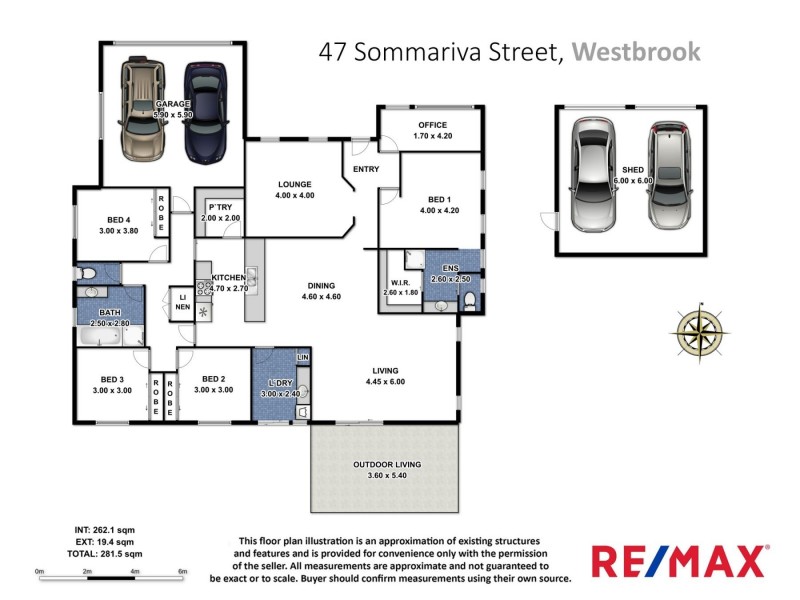 47 Sommariva Street, Westbrook QLD 4350 Floorplan