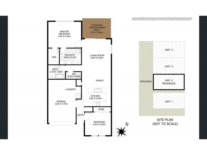 2/20 Camborne Street, Kleinton QLD 4352 Floorplan