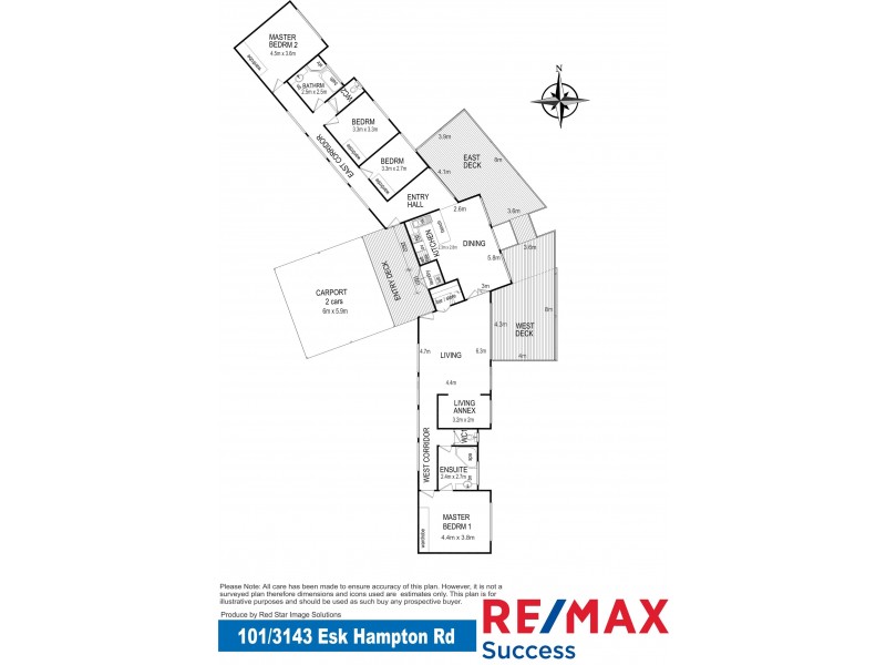 101/3143 Esk Hampton Road, Ravensbourne QLD 4352 Floorplan