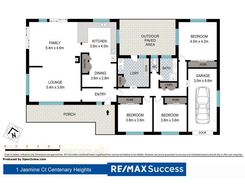 1 Jasmine Court, Centenary Heights QLD 4350 Floorplan