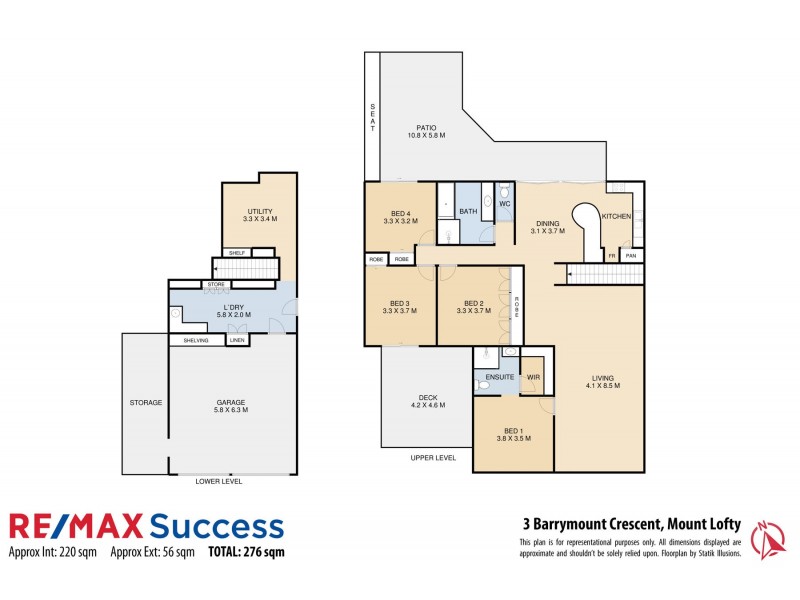 3 Barrymount Crescent, Mount Lofty QLD 4350 Floorplan