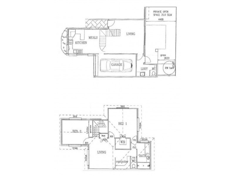 2/353 Greenwattle Street, Wilsonton QLD 4350 Floorplan