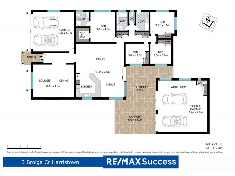 3 Brolga Crescent, Harristown QLD 4350 Floorplan