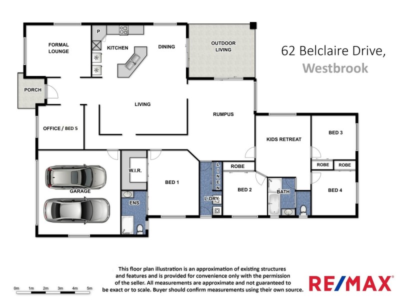 62 Belclaire Drive, Westbrook QLD 4350 Floorplan