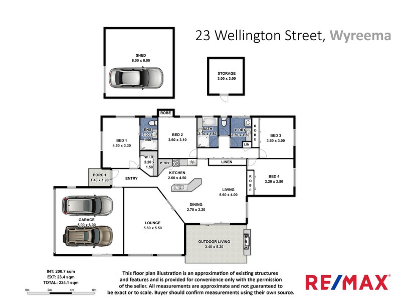 23 Wellington Street, Wyreema QLD 4352 Floorplan