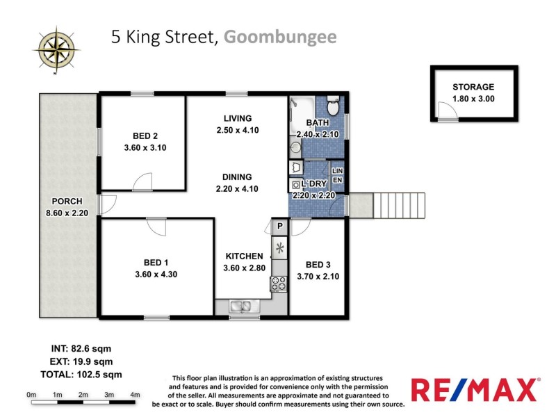 5 King Street, Goombungee QLD 4354 Floorplan