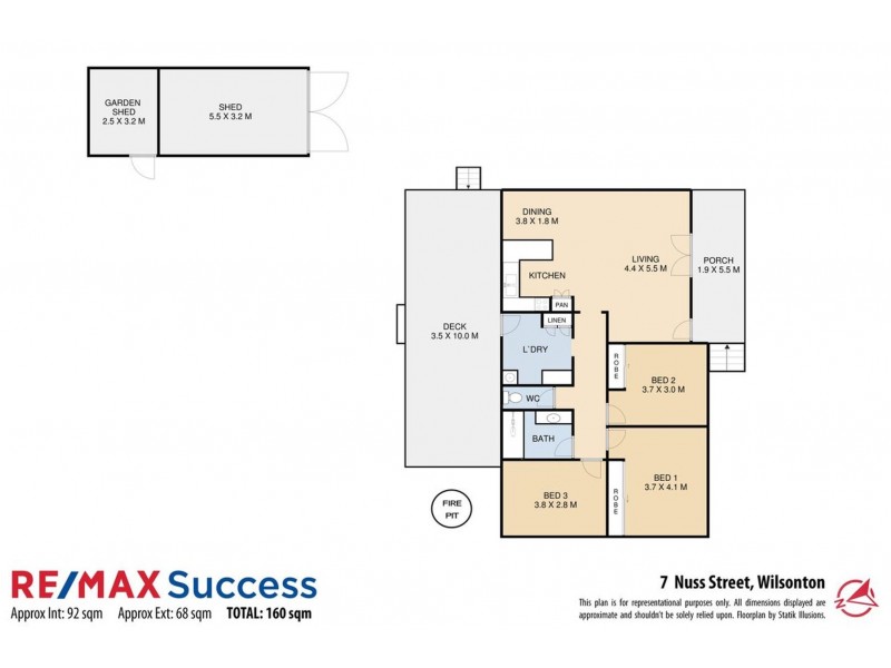 7 Nuss Street, Wilsonton QLD 4350 Floorplan