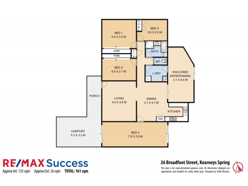 26 Broadfoot Street, Kearneys Spring QLD 4350 Floorplan