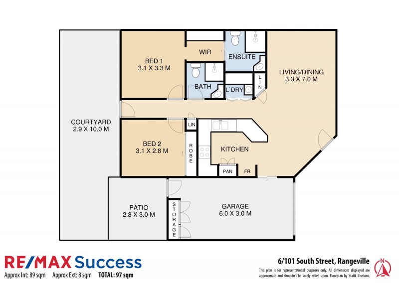 6/101-103 South Street, Rangeville QLD 4350 Floorplan