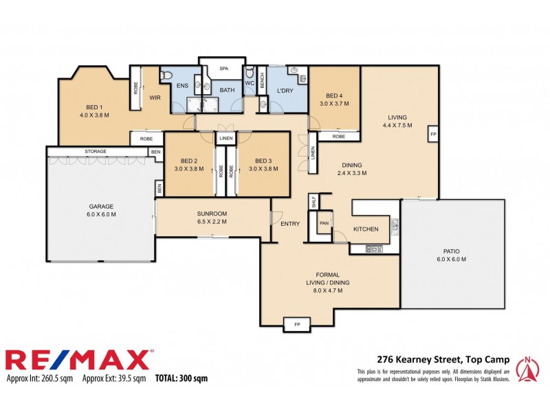 276 Kearney Street, Top Camp QLD 4350 Floorplan