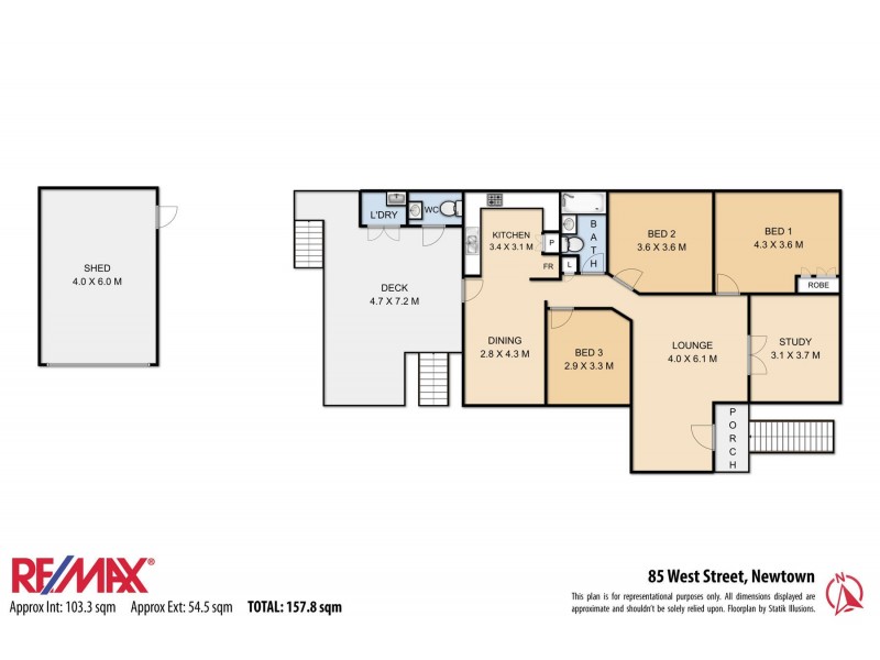 85 West Street, Newtown QLD 4350 Floorplan