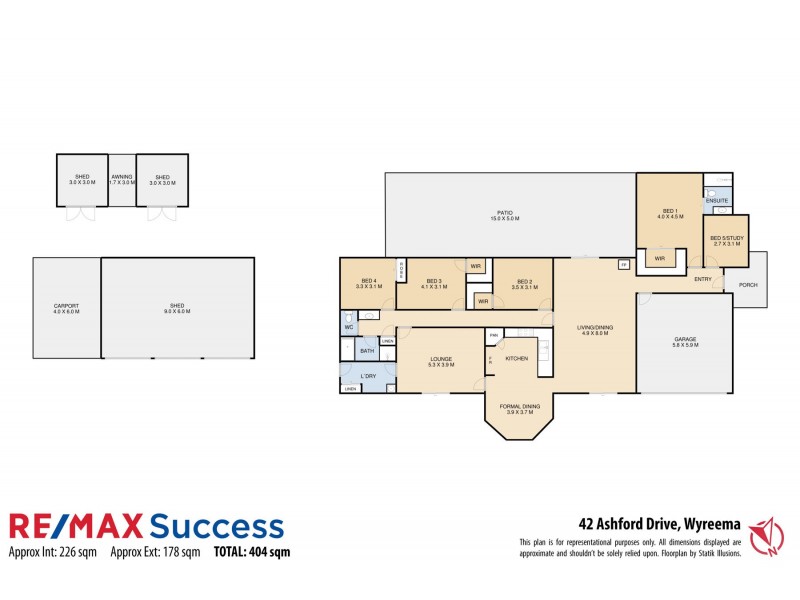 42 Ashford Drive, Wyreema QLD 4352 Floorplan