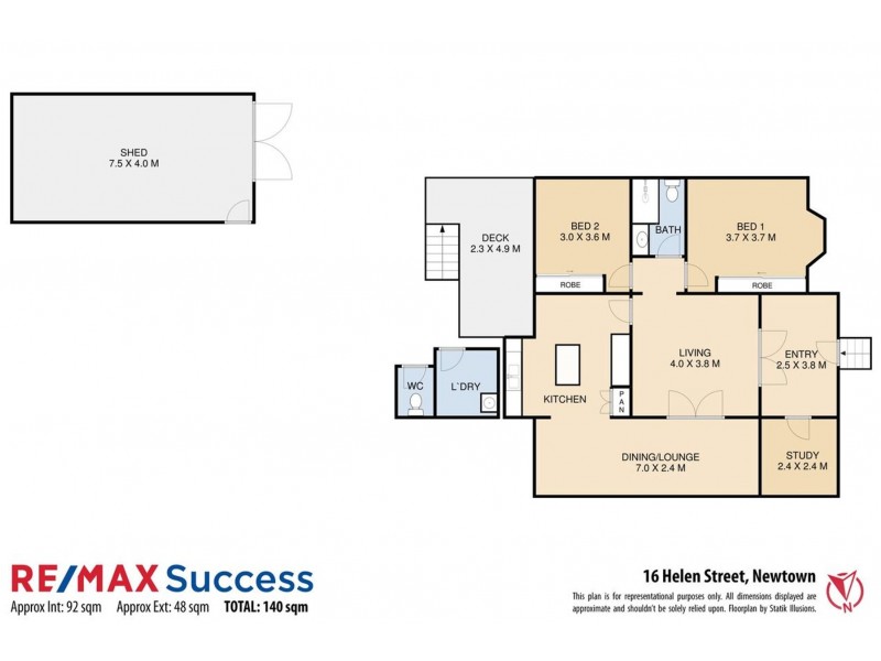 16 Helen Street, Newtown QLD 4350 Floorplan
