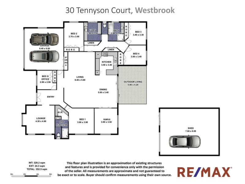 30 Tennyson Court, Westbrook QLD 4350 Floorplan