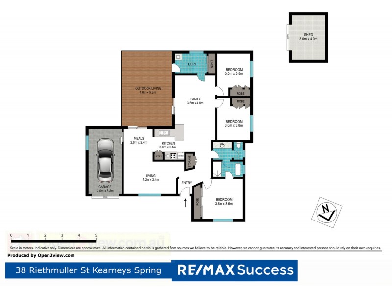 38 Riethmuller Street, Kearneys Spring QLD 4350 Floorplan