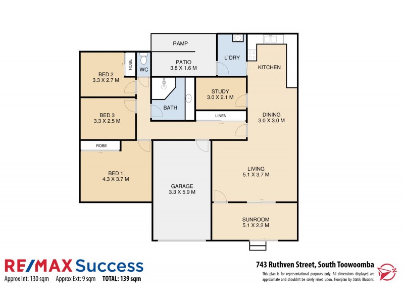 743 Ruthven Street, South Toowoomba QLD 4350 Floorplan