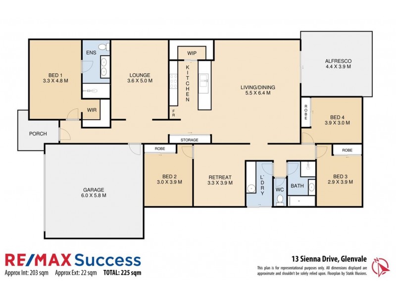 13 Sienna Drive, Glenvale QLD 4350 Floorplan