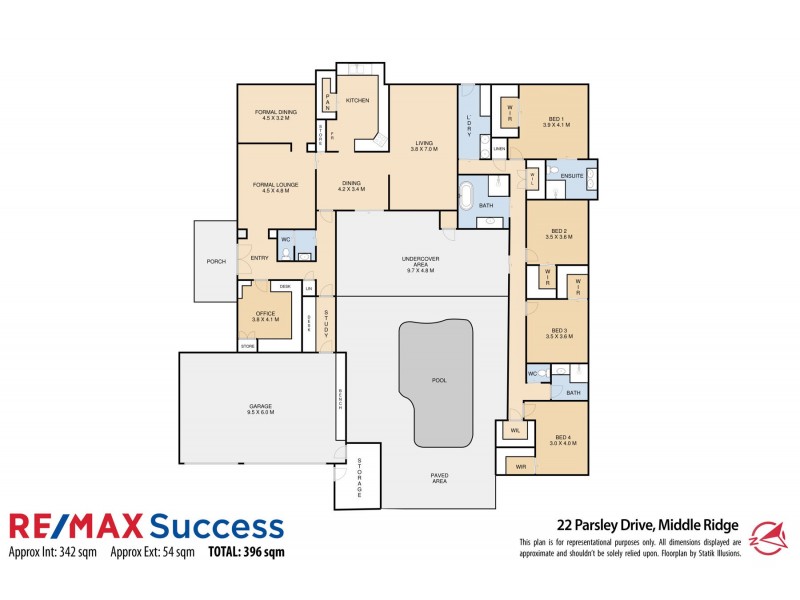22 Parsley Drive, Middle Ridge QLD 4350 Floorplan