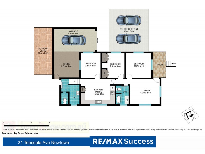 21 Teesdale Avenue, Newtown QLD 4350 Floorplan