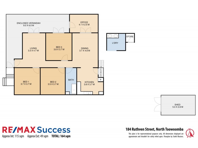 184 Ruthven Street, North Toowoomba QLD 4350 Floorplan