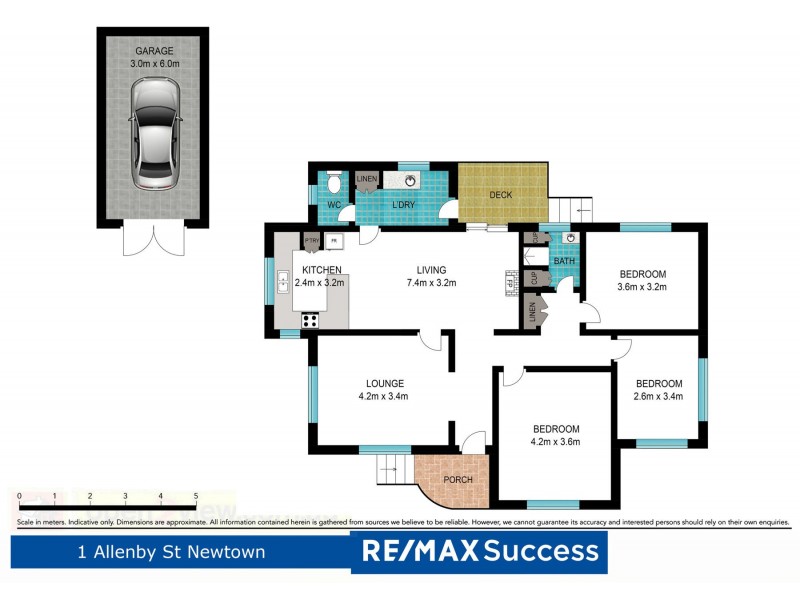1 Allenby Street, Newtown QLD 4350 Floorplan