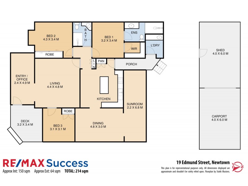 19 Edmund Street, Newtown QLD 4350 Floorplan