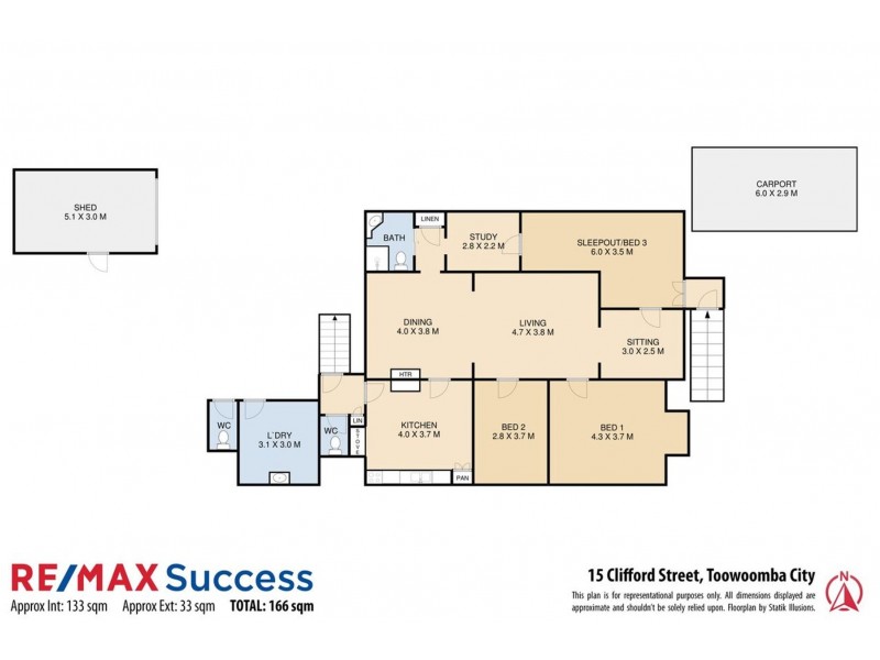 15 Clifford Street, Toowoomba City QLD 4350 Floorplan