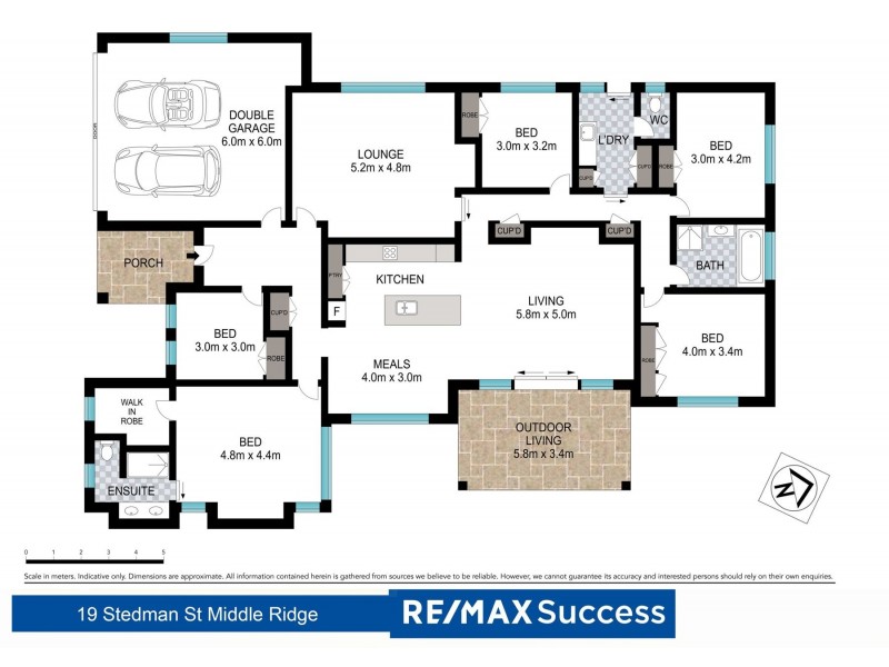 19 Stedman Street, Middle Ridge QLD 4350 Floorplan