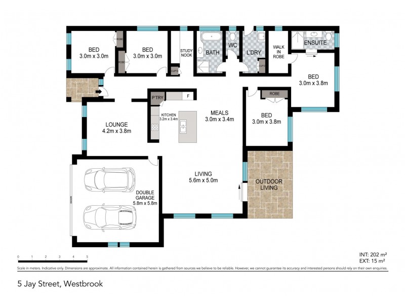 5 Jay Street, Westbrook QLD 4350 Floorplan