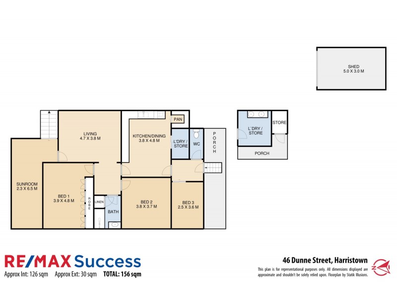 46 Dunne Street, Harristown QLD 4350 Floorplan
